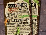 Snake Birthday Invitations Reptile Party Invitation Boys Birthday Invitation Reptile