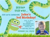 Snake Birthday Invitations Snake Birthday Party Invitations Printable by Party Pop