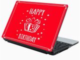 Snapdeal Birthday Gifts for Him Amy Red Happy Birthday Gift Laptop Skin Buy Amy Red