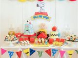 Snoopy Birthday Decorations Kara 39 S Party Ideas Peanuts Snoopy Birthday Party Kara