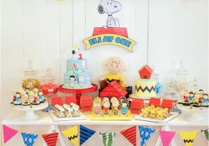 Snoopy Birthday Decorations Kara 39 S Party Ideas Peanuts Snoopy Birthday Party Kara