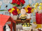 Snoopy Birthday Decorations Kara 39 S Party Ideas Snoopy themed Birthday Party Via Kara 39 S