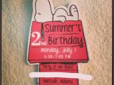 Snoopy Birthday Invitations Planning for A Snoopy Birthday Party Living is Easy