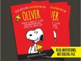 Snoopy Birthday Invitations Snoopy Invitation Snoopy Birthday