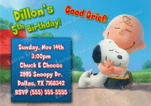 Snoopy Birthday Party Invitations Peanuts Snoopy Birthday Invitations Kustom Kreations