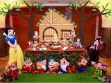 Snow White Birthday Party Decoration Ideas Kara 39 S Party Ideas Snow White the Seven Dwarfs Birthday