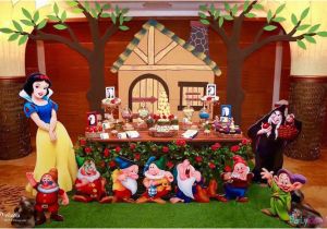 Snow White Birthday Party Decoration Ideas Kara 39 S Party Ideas Snow White the Seven Dwarfs Birthday