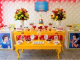 Snow White Birthday Party Decoration Ideas Kara 39 S Party Ideas Snow White themed Birthday Party Cake