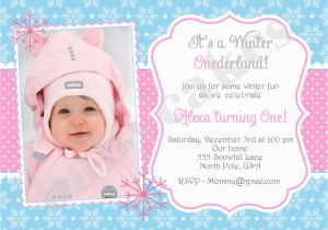 Snowflake 1st Birthday Invitations Winter Onederland Snowflake 1st Birthday Invitation Invite