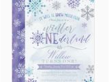 Snowflake Birthday Invitations Printable Winter Onederland Snowflake Birthday Invitation Zazzle