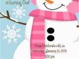 Snowman Birthday Invitations Items Similar to Snowman Winter Personalized Custom