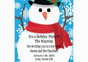 Snowman Birthday Invitations Snowman Birthday Party Invitations Ideas Bagvania Free