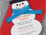 Snowman Birthday Invitations Snowman Christmas Party Invitation Template Download Print