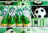 Soccer Decorations for Birthday Party Super soccer Birthday Party Pizzazzerie