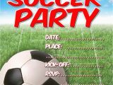 Soccer Invitations for Birthday Party Free Kids Party Invitations soccer Party Invitation
