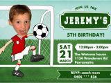 Soccer Invitations for Birthday Party soccer Birthday Invitations Printable