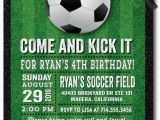 Soccer Invitations for Birthday Party soccer Party Birthday Invitations Di 432 Harrison