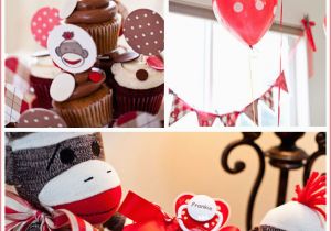 Sock Monkey Birthday Decorations sock Monkey Baby Shower Birthday Party Ideas Design