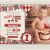 Sock Monkey Invitations 1st Birthday First Birthday Invitation sock Monkey Invite Boys Red