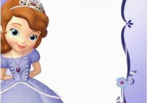 Sofia the First Birthday Card Template 25 Best Ideas About Princess sofia Invitations On