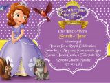 Sofia the First Birthday Card Template How to Create sofia the First Birthday Invitations Designs