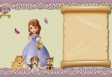 Sofia the First Birthday Card Template sofia the First Birthday Invitation Card Template Free