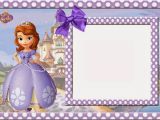 Sofia the First Birthday Card Template sofia the First Free Printable Invitations Cards or Photo