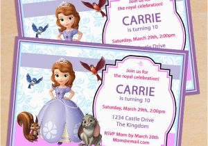 Sofia the First Birthday Invitations Printable Free Printable sofia the First Birthday Invitation Pack