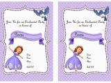 Sofia the First Birthday Invitations Printable sofia the First Birthday Invitations Birthday Printable