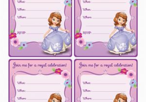 Sofia the First Birthday Invitations Printable sofia the First Free Printables Party Invite Proyectos