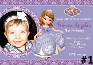 Sofia the First Birthday Invites Princess sofia Birthday Invitations Ideas Bagvania Free