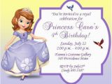 Sofia the First Custom Birthday Invitations 12 Custom sofia the First Birthday Invitations Style 5