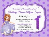 Sofia the First Custom Birthday Invitations Custom Photo Invitations sofia the First Birthday Invitation