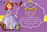 Sofia the First Custom Birthday Invitations How to Create sofia the First Birthday Invitations Designs