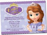 Sofia the First Custom Birthday Invitations sofia the First Birthday Invitation Printable Party Invite