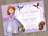 Sofia the First Custom Birthday Invitations sofia the First Invitation Princess sofia Invitation