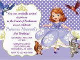 Sofia the First Custom Birthday Invitations sofia the First Invitation Princess sofia Invitation