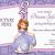 Sofia the First Personalized Birthday Invitations Custom Photo Invitations sofia the First Birthday Invitation