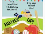 Softball Birthday Invitations Personalized softball Sports Invitations