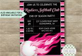 Softball Birthday Invitations softball Birthday Invitations softball Party