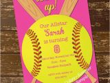 Softball Birthday Invitations softball Invitation Birthday Invitation softball Invite