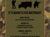 Soldier Birthday Party Invitations 40th Birthday Ideas Birthday Invitation Templates Military