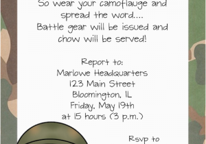 Soldier Birthday Party Invitations Armymilitary soldier Boy Birthday Party Invitations