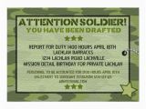 Soldier Birthday Party Invitations Personalized Recruit Invitations Custominvitations4u Com