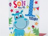 Son First Birthday Card 1st Birthday Card Special son Only 1 49