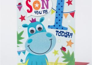 Son First Birthday Card 1st Birthday Card Special son Only 1 49