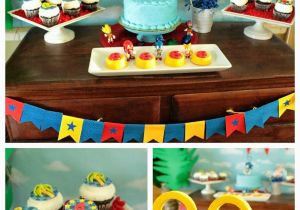 Sonic Birthday Decorations Cupcake Wishes Birthday Dreams Real Parties Adam 39 S