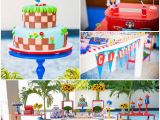 Sonic Birthday Decorations Kara 39 S Party Ideas sonic themed Birthday Party Decor