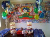Sonic Birthday Decorations sonic the Hedgehog Birthday Party Ideas Photo 7 Of 13
