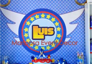 Sonic Birthday Decorations sonic the Hedgehog Birthday Party Ideas Photo 9 Of 26